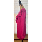 NWT Fate Extra Large Ruffle Sweater Dress Pink Size XL Photo 4