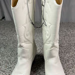 Soda  Women's White Mid Calf Cowboy Boots Size 10 Western Style​ Photo 0