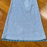 Aerie Women's Light Blue Velour High Waist Drawstring Flare Sweatpants Y2K Photo 6