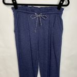 Aerie Blue Joggers Sz Small Ruffle Waist Sweatpants Loungewear Photo 7
