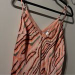 Bar III Barlll Femme Utility Satin zebra print midi dress Photo 4