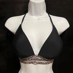SheIn Black & Leopard Bikini Top Size XL Photo 0
