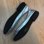 H&M  Silver Ballet Flat with bow size US 7 EU 38 Photo 4