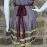 Twelve Dress Woman's Small‎ Silk Beaded Gray Party Steampunk Gothic Formal Photo 9