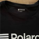 Polaroid ‎ Original Black T-shirt White Logo 100% Cotton Photo 2