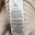 Boden USA Boden Oversized V Neck Cable Knit Pullover Cream Metallic Sweater Size 14 Photo 6