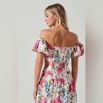 ASTR NWT The Label Liliosa Floral Off Shoulder Midi Dress Small Photo 3