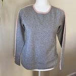 Boden Cotton Wool Thick Crewneck Sweater with Button Cuffs Gray Photo 2
