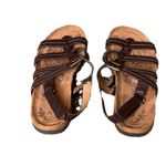 Naturalizer  “Every” Brown Strappy Comfort Sandals Women’s 7.5M | Leather Sling Photo 5