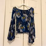 Free People We the Free Birds of Paradise Bell Sleeve Off the Shoulder Top XS Photo 8