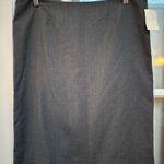 Trina Turk Classic Smoke Gray Pencil Skirt Lace Lining Nordstroms Size 10 M NWT Photo 0