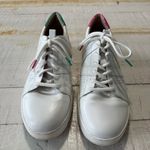 Vionic  Simasa White Leather Sneakers Women’s size 11 Pink Green Snakeskin‎ Trim Photo 1