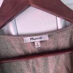 Madewell  Alexandra linen blend button front dress- M Photo 3
