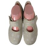 Cosyfeet Margaret Neutral Floral Mary Jane Shoes Size 9 Extra Wide 6E Photo 1