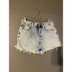 Forever 21 Light Wash Button Up Fly High Rise Shorts Size 29 Photo 1