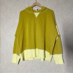 Daily Practice by Anthropologie Boxy Pullover Sweatshirt Longsleeve Chartreuse L Yellow Size L Photo 2