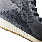 Comfortiva Lupine High Top Sneaker Multi Textured Suede Blue Sneakers NEW Sz 7.5 Photo 2