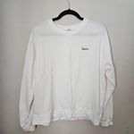 Divided Sweatshirt Crewneck White Embroidered Love Bridal Bachelorette Comfy Photo 8