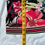 Cache black, hot pink Hawaiian/tropical floral print dress- Sz 2 Photo 5