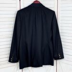 Pendleton ‎ Wool Double Breasted Blazer Jacket Black 10 Photo 8