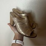 Paul Green  Avery Gold Leather strappy slip on heel mule sandals 3 / US 5.5 Photo 1
