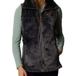 Columbia Women’s Fire Side Sherpa Vest Size Medium Dark Gray Photo 10
