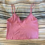 Brandy Melville  Pink Lace Tank Top Photo 1