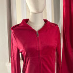 Juicy Couture  Red Velour Tracksuit size large Photo 0