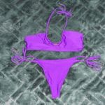 SheIn Purple bikini with gold detail Photo 0