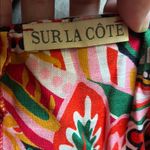 Colorful Patterned Mini Dress Red Size M Photo 1