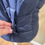 Old Navy  Fleece Lined Puffer Vest Navy Blue Size Medium Photo 4