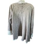 One World  size L open front cardigan. Distressed Photo 1