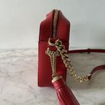 Michael Kors Ginny Bright Red Leather Medium Crossbody Camera Bag Photo 4