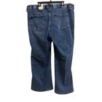 st. john's bay St. John’s Bay Wide Leg Easy Fit High Rise Stretch Blue Denim Sailor Jeans Photo 1