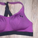 Under Armour  sparkly purple compression sports bra 36B Photo 1