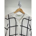 Redwood Court Tunic Dress Womens Long Sleeve Linen Blend Size Small White Photo 5