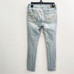 American Eagle  Outfitters Light Blue Ripped Skinny Jeans Photo 2