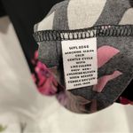 Adorable flowy pink black mini dress Style & Co fish flowers stretchy tunic Photo 5