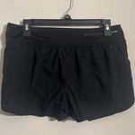 Nike Women's Dri-FIT Running Black Lined Shorts built in briefs Size Large 🟢 Photo 4