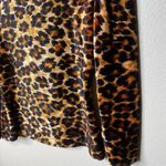 Vintage Patrick Kelly Paris Made in France Leopard Print Long Sleeve Top Sz 4 Brown Photo 2