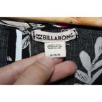 Billabong NWOT  Black Red Floral Long Sleeve V-Neck Tie Waist Maxi Dress Size M Photo 2