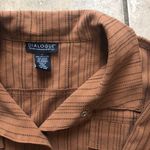 Dialogue Detailed Long Sleeve Button Down  Photo 3