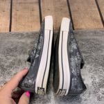 Ed Hardy Vintage  Low Top Sneakers in Silver Glitter Snakeskin Print Size 6 Photo 4