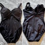 MiracleSuit   Black Slimming /Shaping Tummy Control One Piece Modest  Suit Sz 8 Photo 0