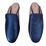 Frye  Gwen Pickstitch Leather Mule Slide Size 7.5 Black Photo 6