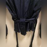 Marrakech Ellis Silky Satin Utility Jacket In Sapphire Blue Size XS Photo 11