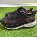 Hoka One One Clifton 9 Black Active Running Shoes Women's Size 8D Photo 3