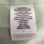 Alice + Olivia Denny Satin Single Breasted Boyfriend Blazer Green Tea Size 6 New Photo 14