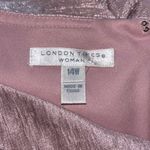 London Times  Sleeveless Scoop Neck Ruffle Sheath Dress Photo 4