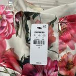 EXPRESS  Floral Satin Strapless Romper Tie Waist NWT Womens 8 Photo 3